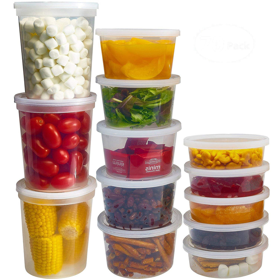 DuraHome 8oz clear container for visible portion control