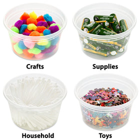 Durable, clear DuraHome container designed for quick content viewing