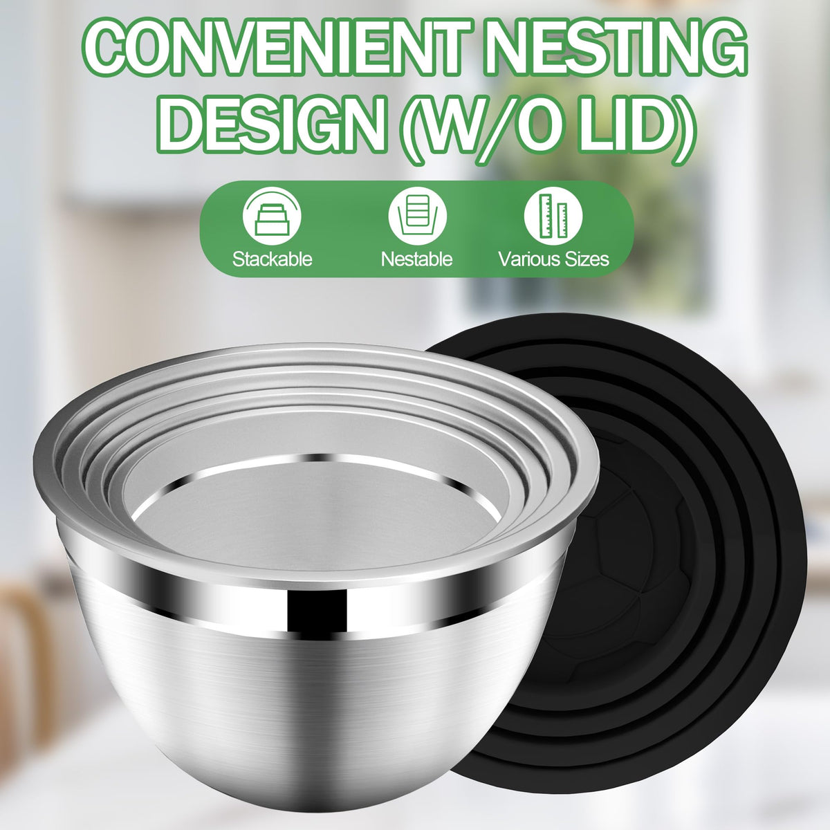 DUTZUN stainless steel colander drains pasta safely with confidence.