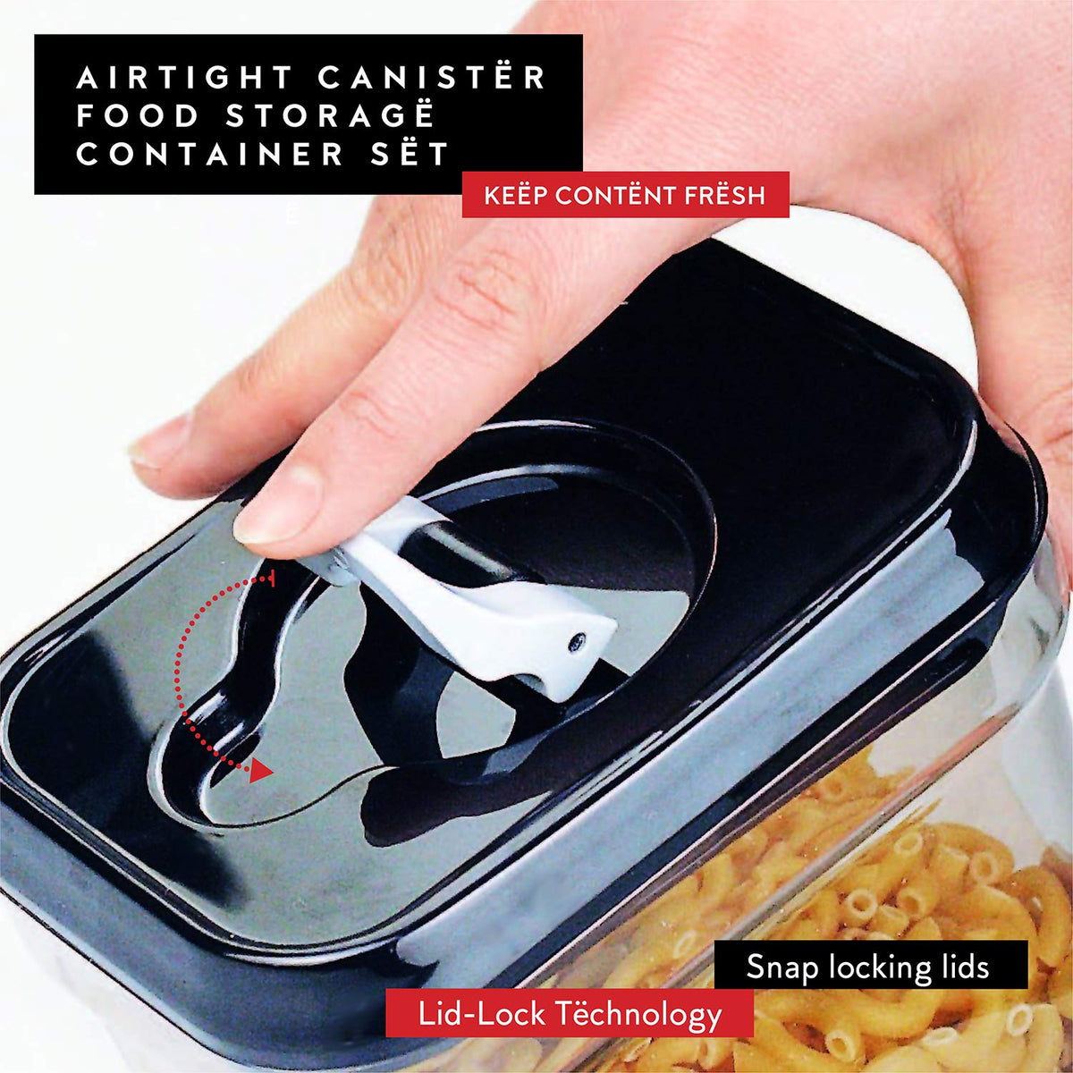 DWËLLZA KITCHEN dishwasher-safe container bodies for easy cleaning