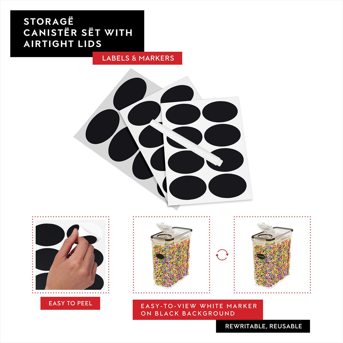 DWËLLZA KITCHEN dishwasher-safe containers simplify cleaning after use.