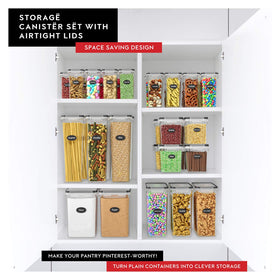 DWËLLZA KITCHEN transparent containers let you see contents at a glance.