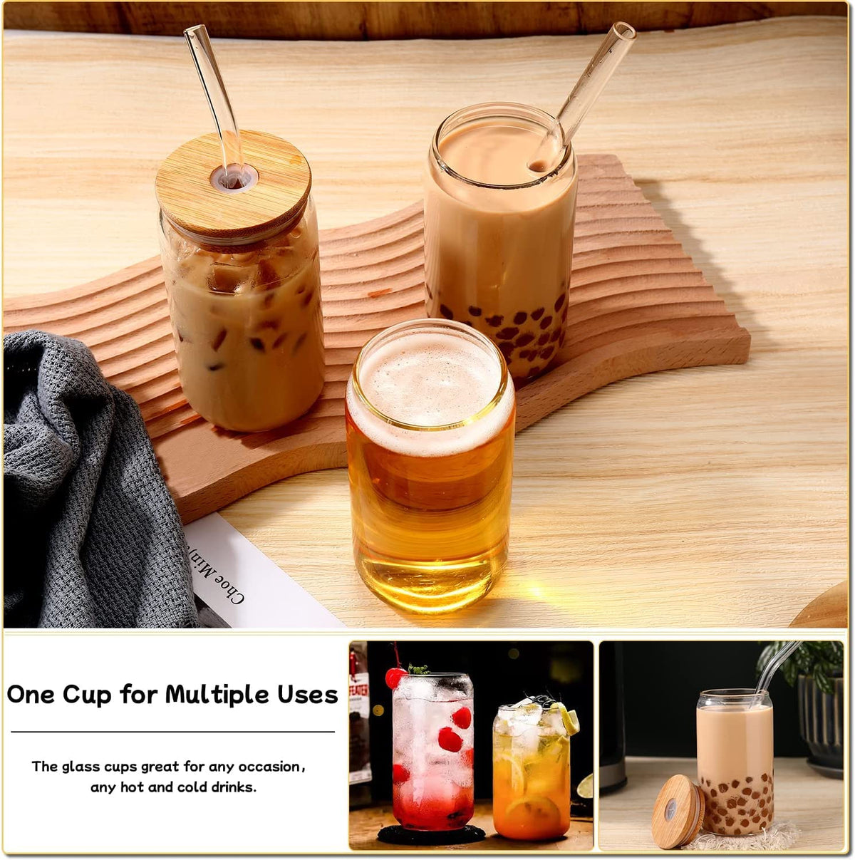 DWTS DANWEITESI high borosilicate glass offers crystal clarity and durability for daily use.