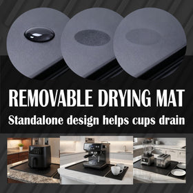 DXOKNQG silicone coffee mat premium food-grade material resists stains and heat.