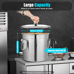 DYNAMI polished stainless steel surface cleans quickly with simple dish soap.