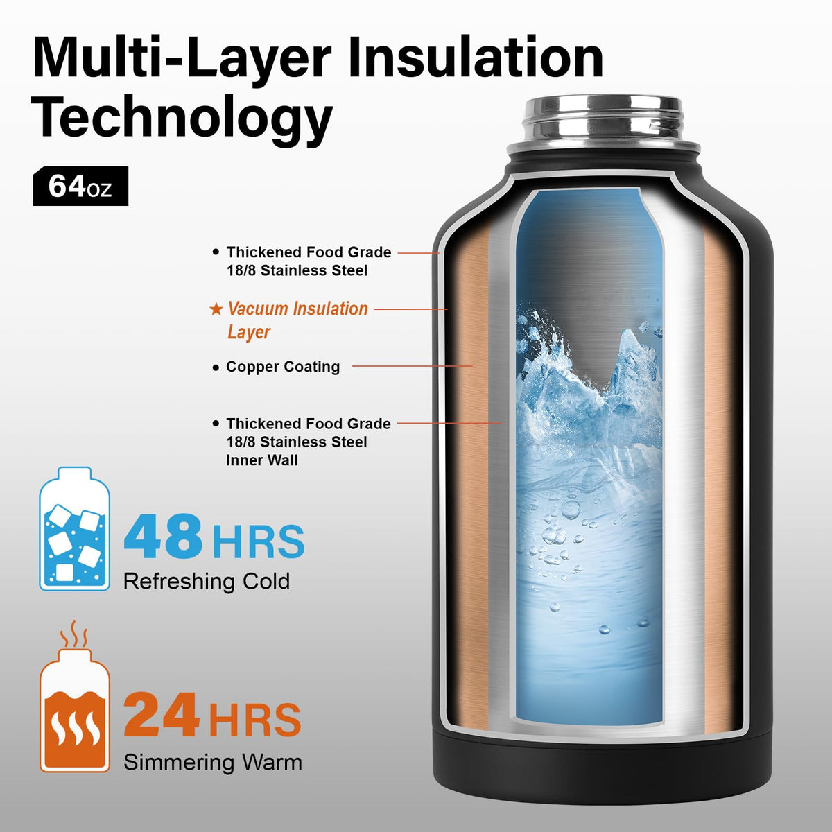 DYSANKY insulated water bottle carrier bag for organized gear on outdoor adventures