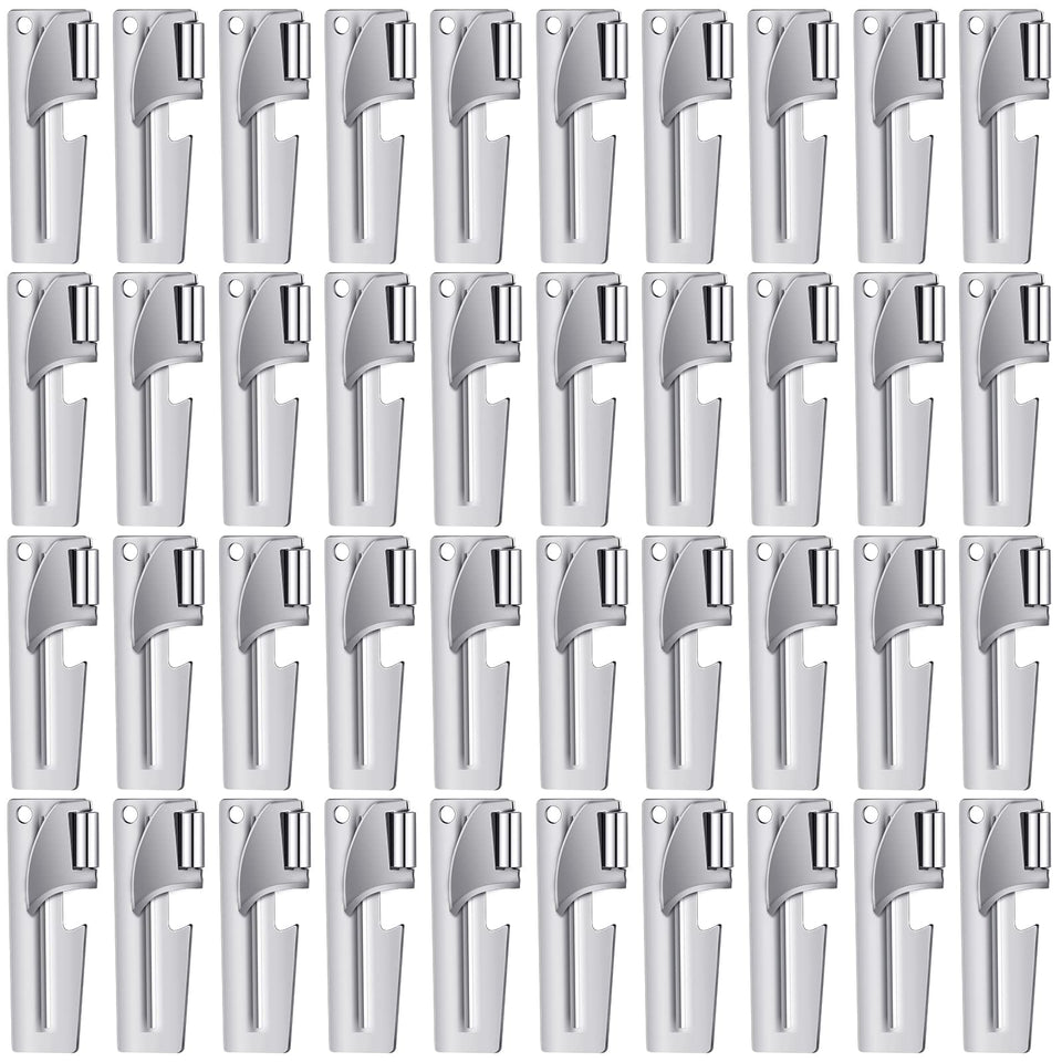 Eaasty 40-pack P-38 can opener set in military style for on-the-go meals