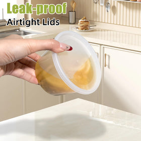 EASYTRIP BPA-free plastic keeps contents safe for refrigeration and reheating.
