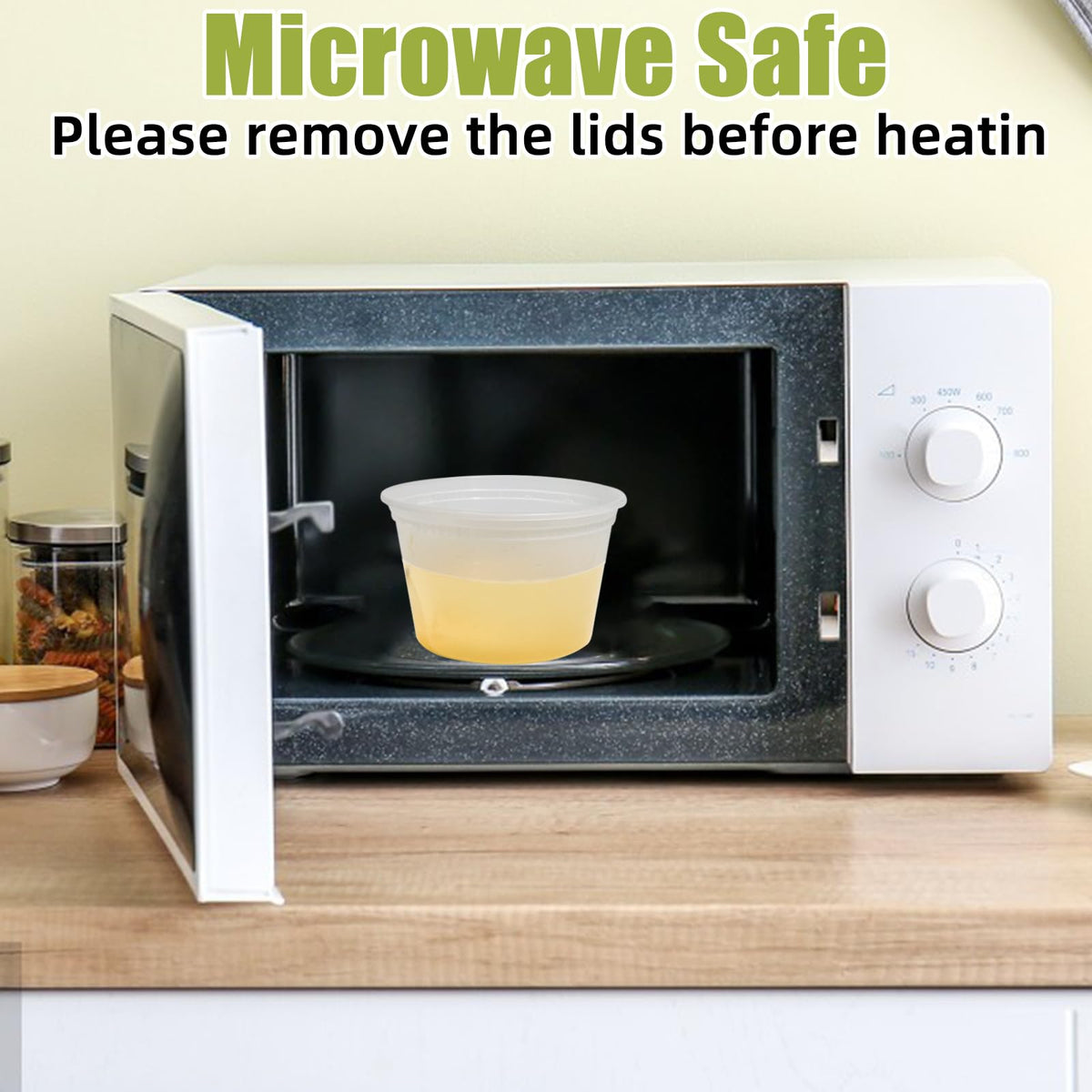 EASYTRIP microwave-safe deli containers simplify reheating meals in minutes.
