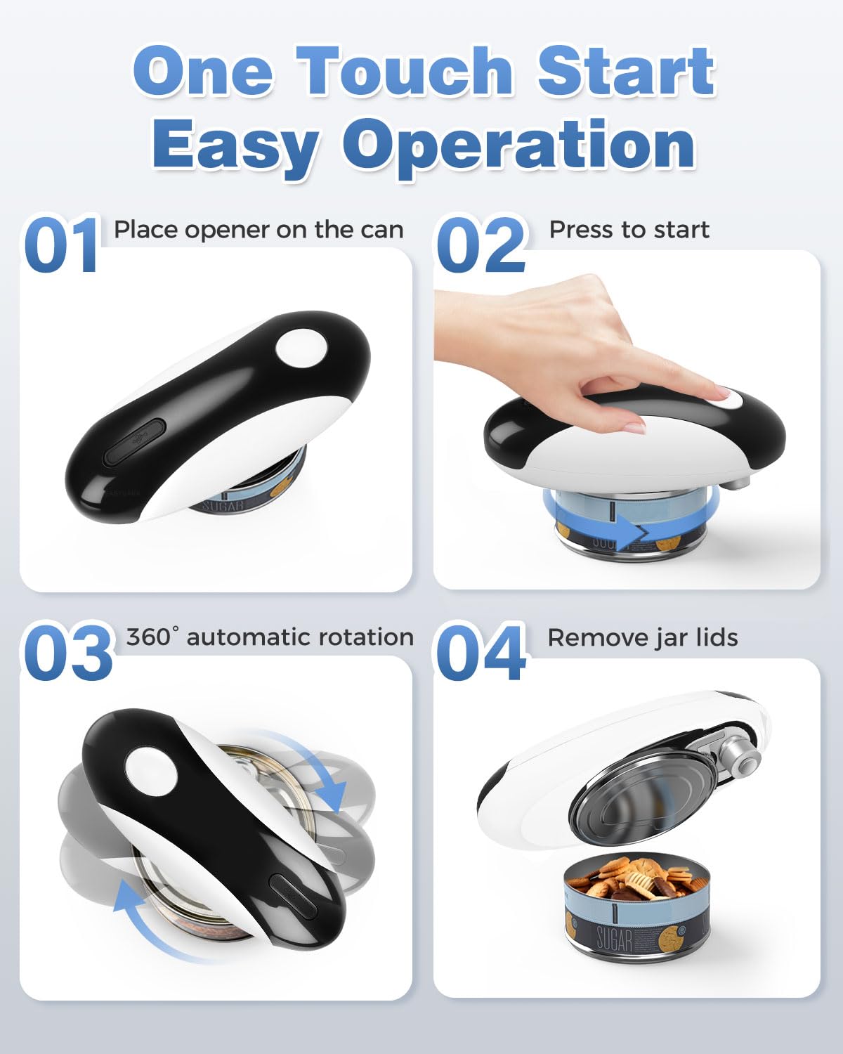 EasyVAVA all-size can compatibility opens any can