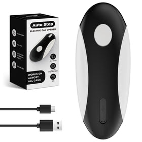EasyVAVA Auto Stop can opener with smooth edge for safer opening