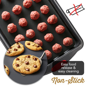 EATEX stackable oven-safe tray saves space in the kitchen