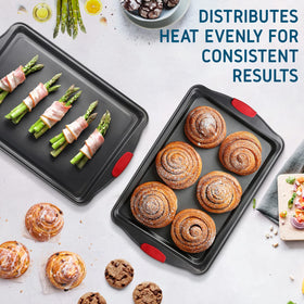 EATEX two-piece bakeware set for versatile oven-friendly meals