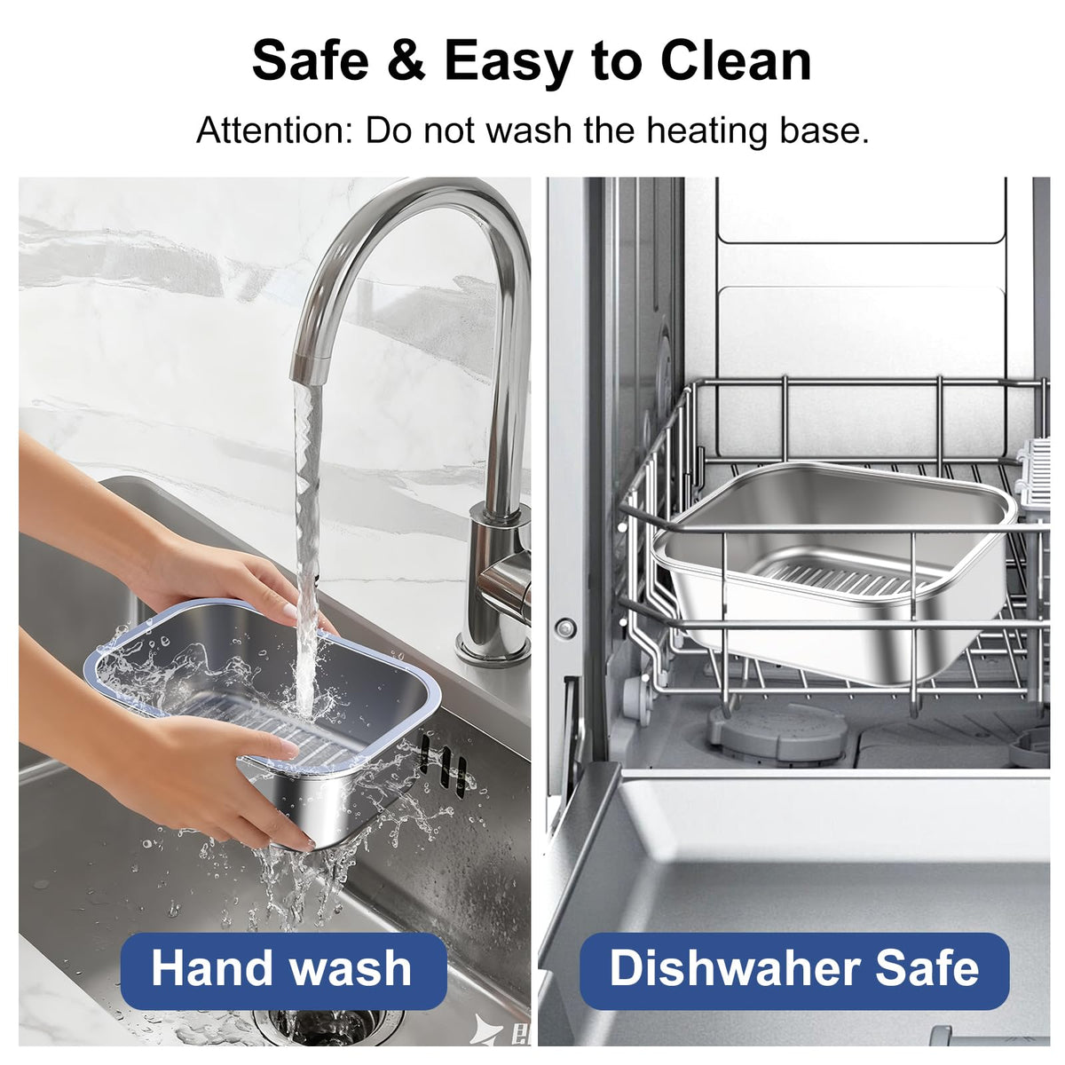 EDCREATY adjustable temperature and timer suit various dishes.