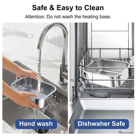 EDCREATY adjustable temperature and timer suit various dishes.