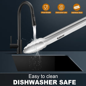 Eddeas precision-tip tongs offer secure grip safely.