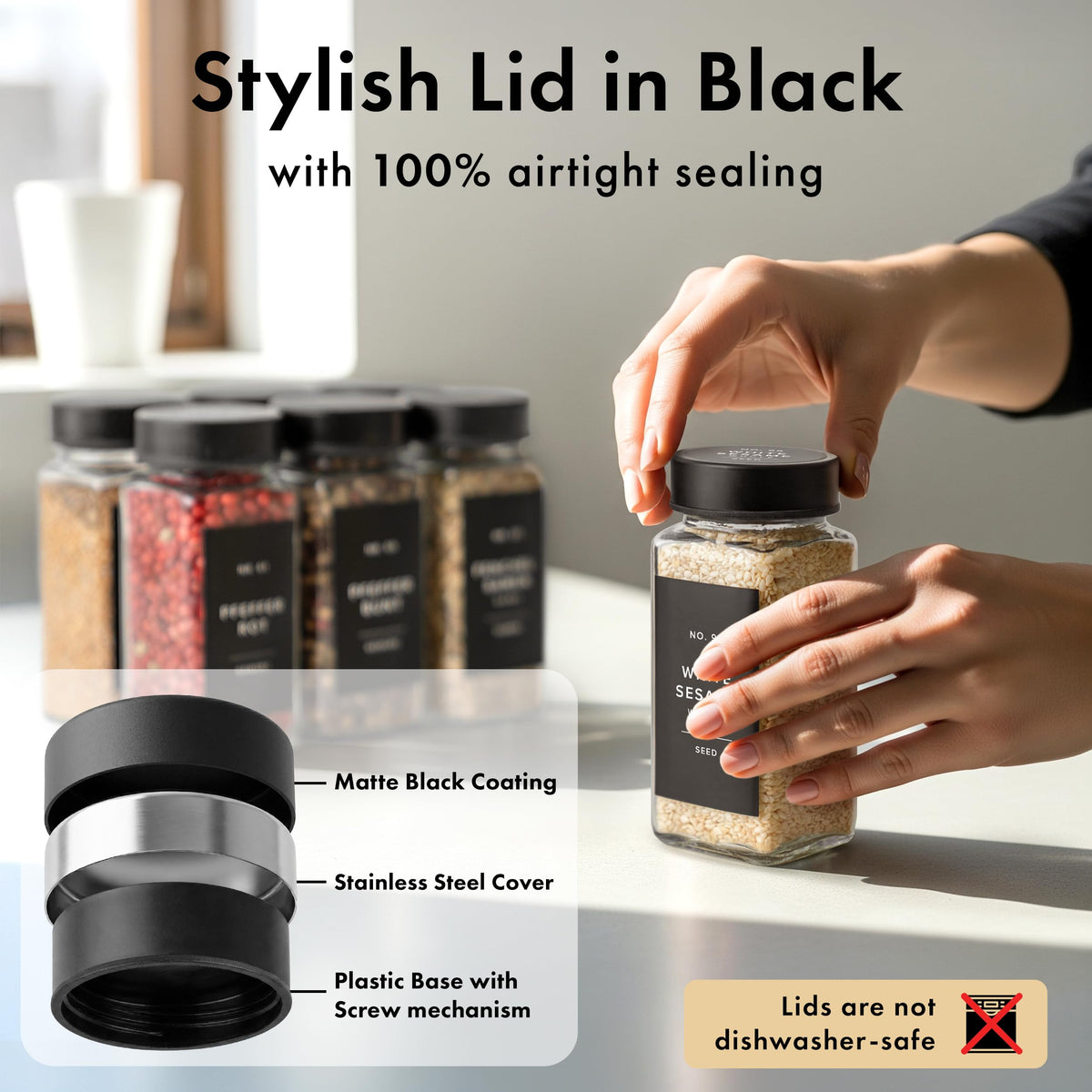 Edelhaus shaker inserts provide controlled dispensing
