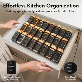 Stainless steel shaker insert included for effortless spice dispensing