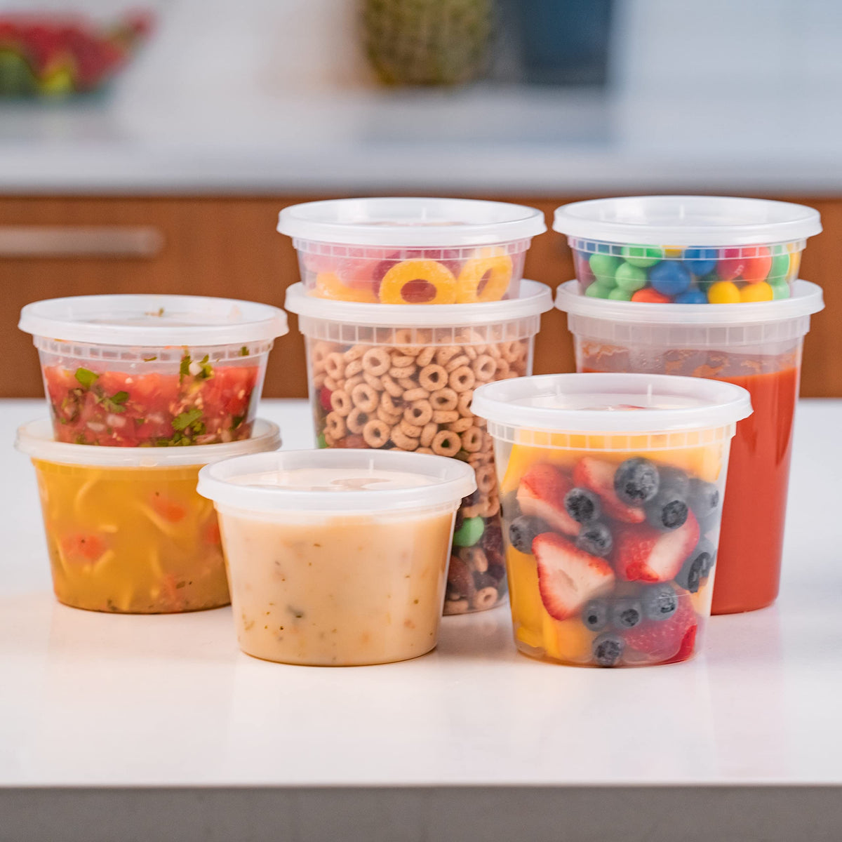 EDI BPA-free plastic containers for safe food storage