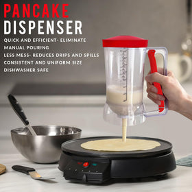 Eggssentials bacon press cast-iron on grill for crisp seared bacon and grill marks