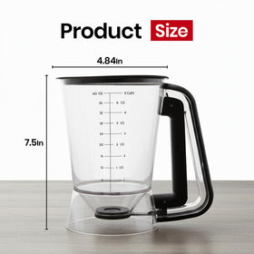 Eggssentials wide opening and durable body allow easy filling and long-lasting use.