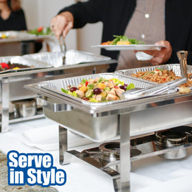 Versatile baking pans for lasagna, casseroles, desserts, and roasted dishes.