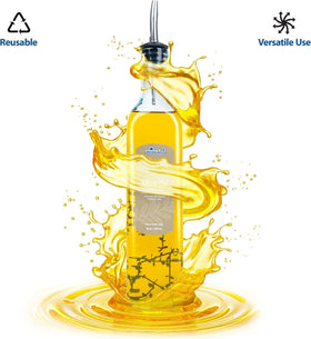 EHOMEA2Z ergonomic kitchen bottle fits comfortably in hand for swift, controlled pours.