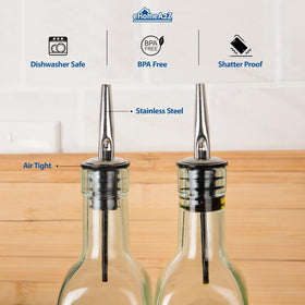 Reusable glass cruet for everyday kitchen use with elegant styling from EHOMEA2Z.