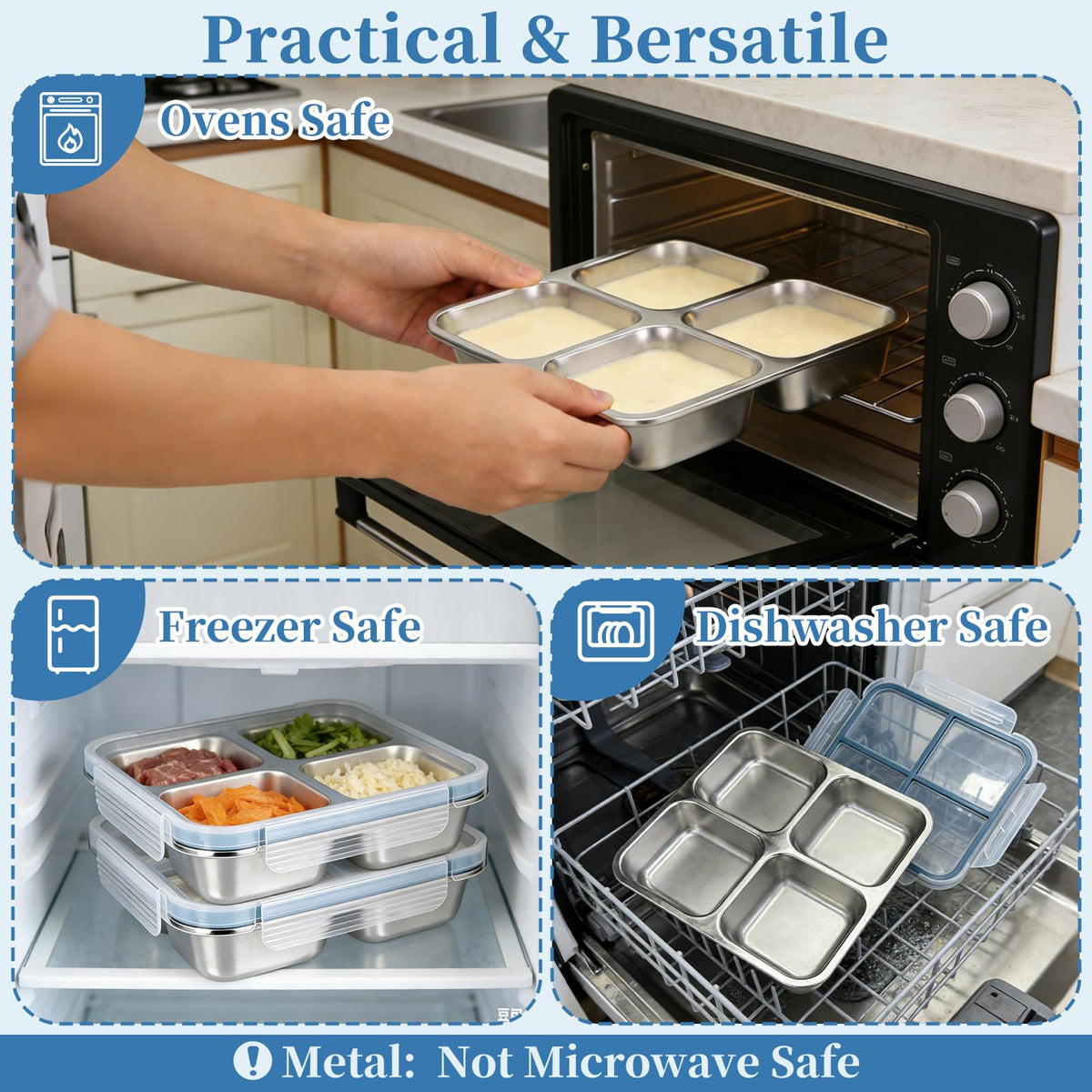 Eiyisem dishwasher-safe lunch box simplifies cleanup after meals.