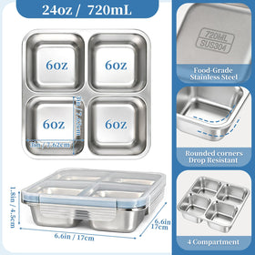 Eiyisem leakproof lids keep contents secure during travel and daily commutes.
