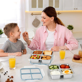 Eiyisem portable snack container fits in backpack and bag effortlessly.