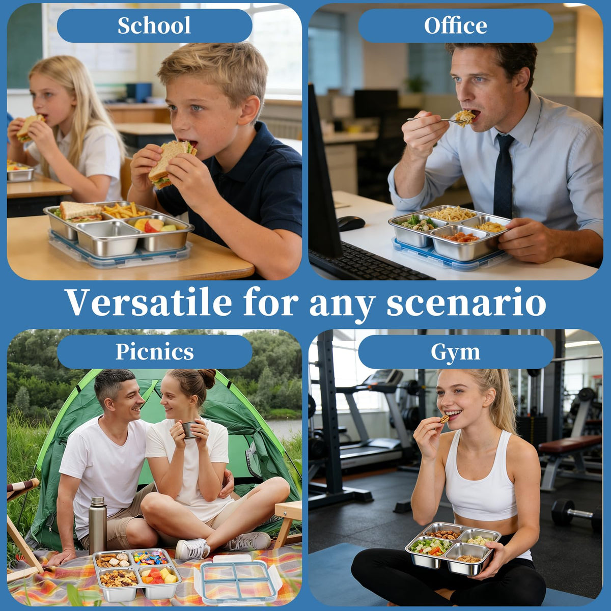 Eiyisem reusable lunch box helps reduce single-use waste.
