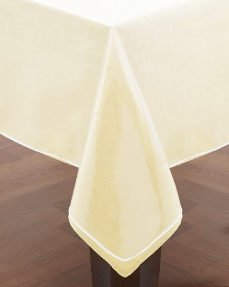 Elaine Karen waterproof table cover cleans up after meals and crafts.