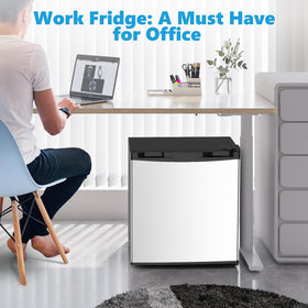 Electactic mini fridge freezer compartment image highlighting compact freezing option.