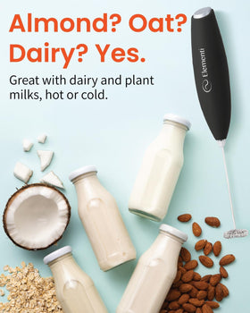 Elementi Milk Frother produces cold foam for iced or blended drinks