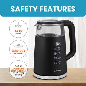Elite Gourmet auto shutoff with boil-dry protection for peace of mind.