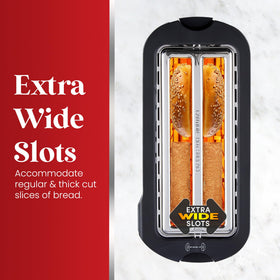 ECT5322 showing two extra-wide slots for larger bread portions
