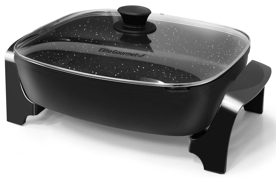 Elite Gourmet EG-6203 extra-deep 16x13 pan ideal for family meals.
