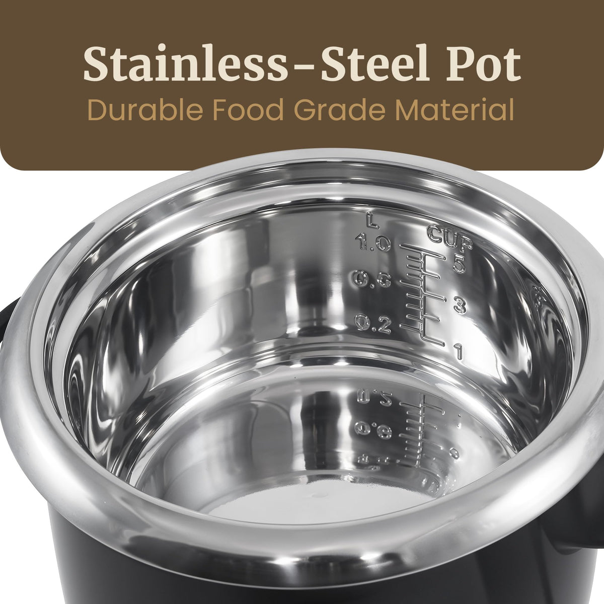 ERC2001BX steam function for vegetables to complement meals