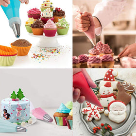 ELJRBCK decorating ideas for cookies show versatile icing patterns.