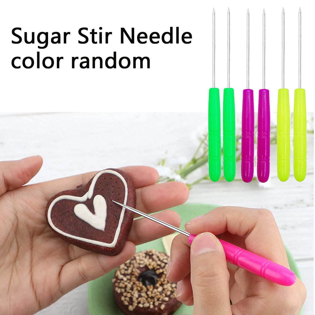 ELJRBCK silicone bag ties secure icing without slipping during decorating.