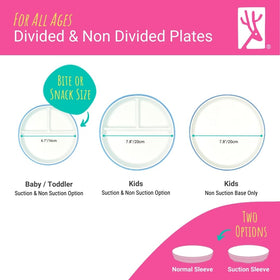 Elk and Friends microwave-safe porcelain plates heat quickly for kid meals