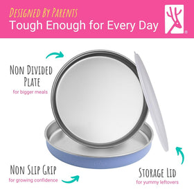 Elk and Friends stainless steel 304 plate offers durable, rust-free everyday use.