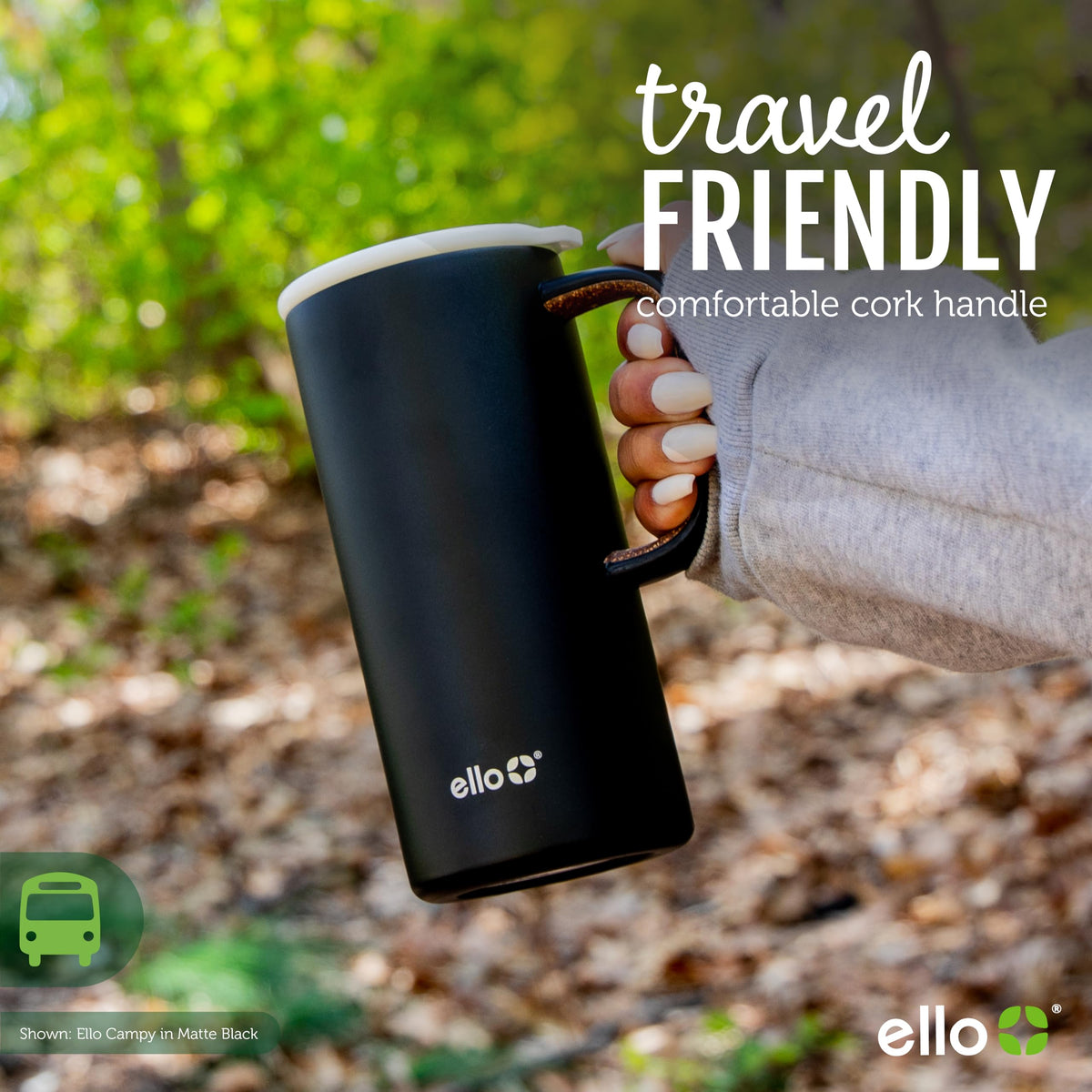 Ello Campy lid is top-rack dishwasher-safe for easy cleaning.