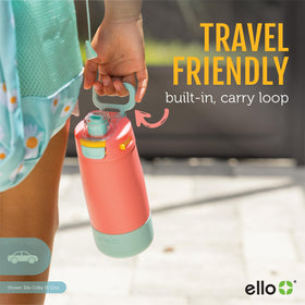 Ello Colby silicone bottom acts as built-in coaster on desks