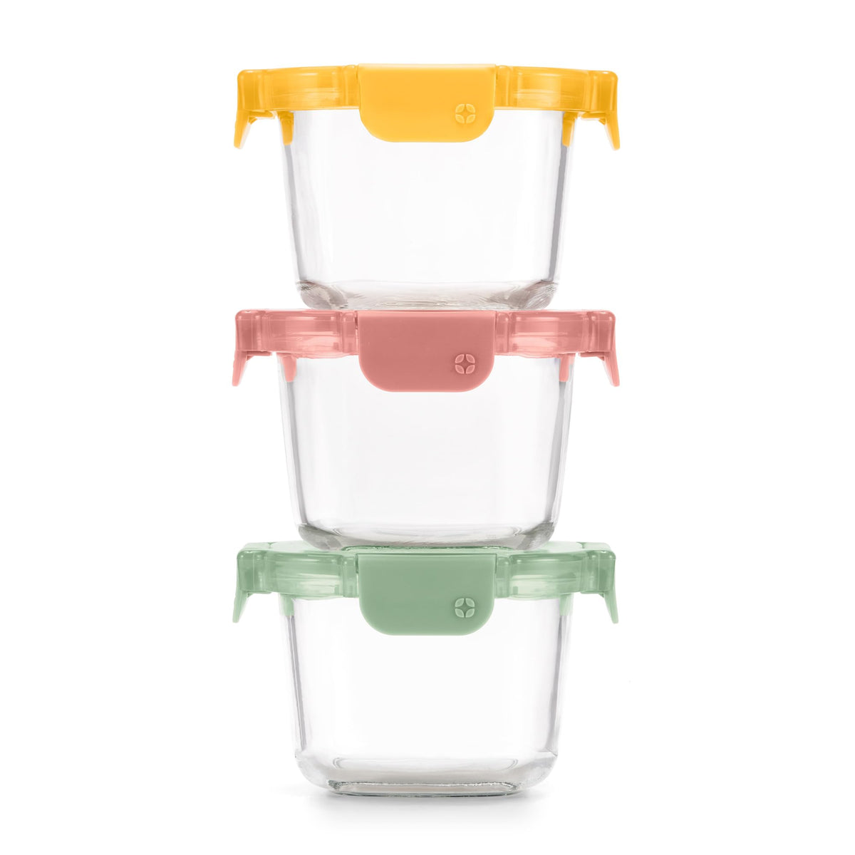 Ello Color Lock 2 Cup container in Desert Festival color for meal prep.