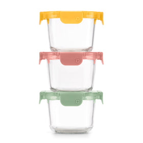 Ello Color Lock 2 Cup container in Desert Festival color for meal prep.