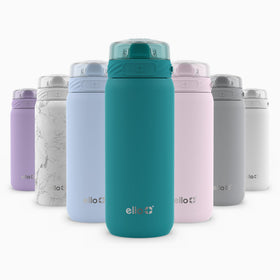 Ello Cooper 18oz kids bottle front view in Antigua color for everyday hydration