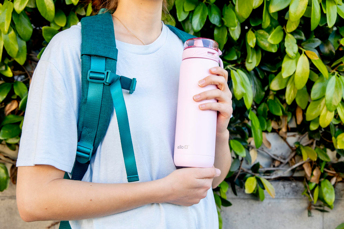 Ello Cooper bottle with internal BPA-free straw for safe sipping