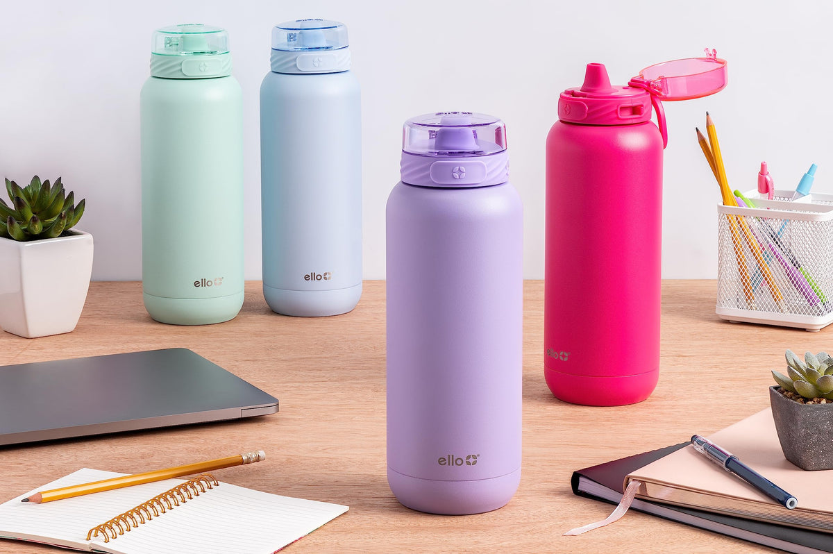 Ello Cooper's leak-proof lid supports busy, on-the-go lifestyles without spills
